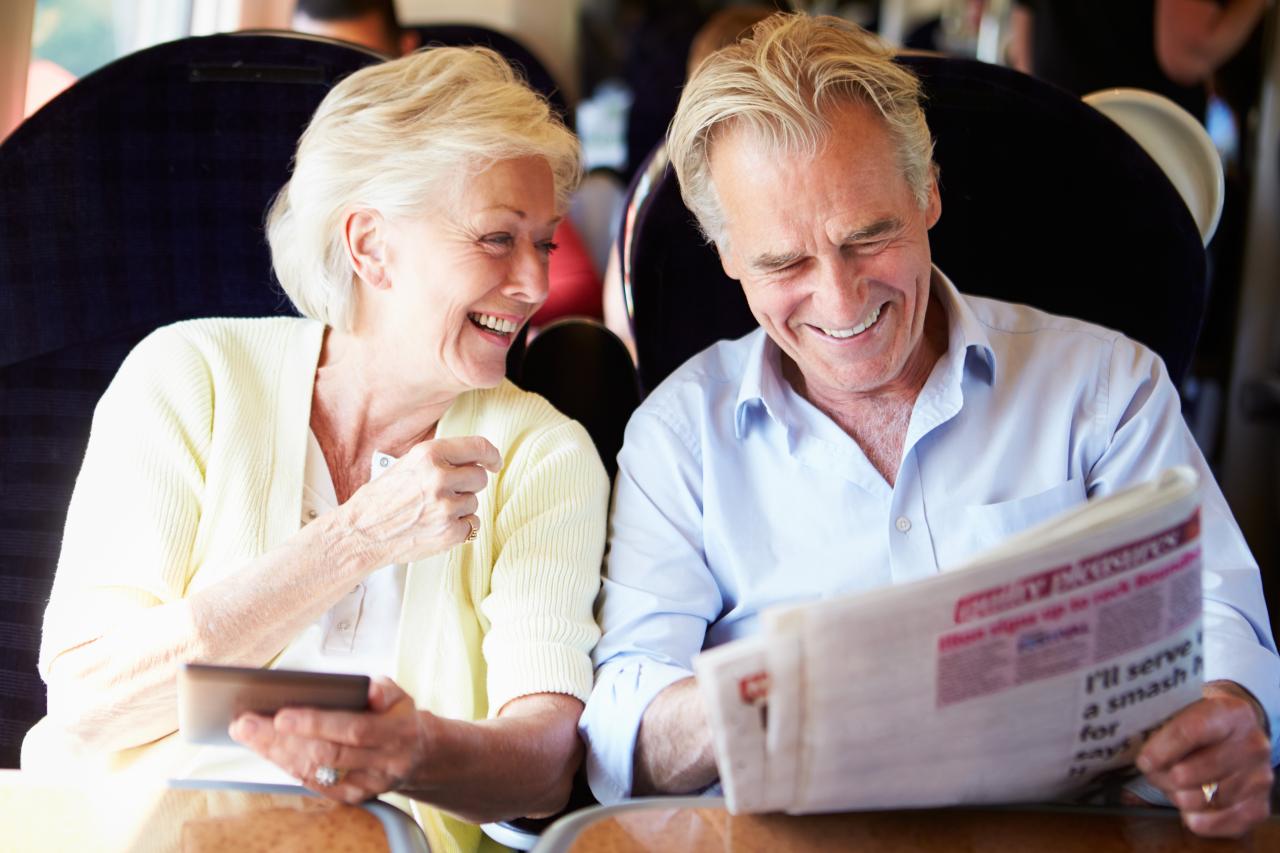 Reviews of senior-friendly hotels and transportation for road trips