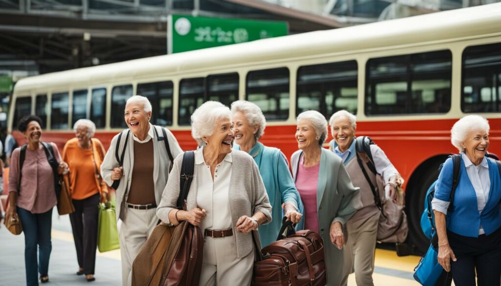 Small group tours for seniors with limited mobility