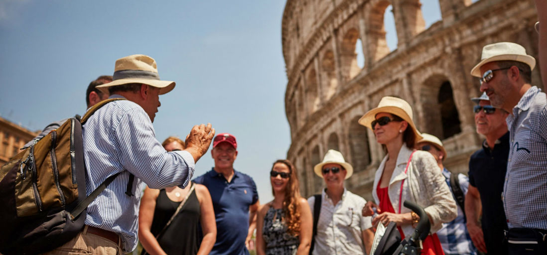 Senior friendly walking tours in rome and paris