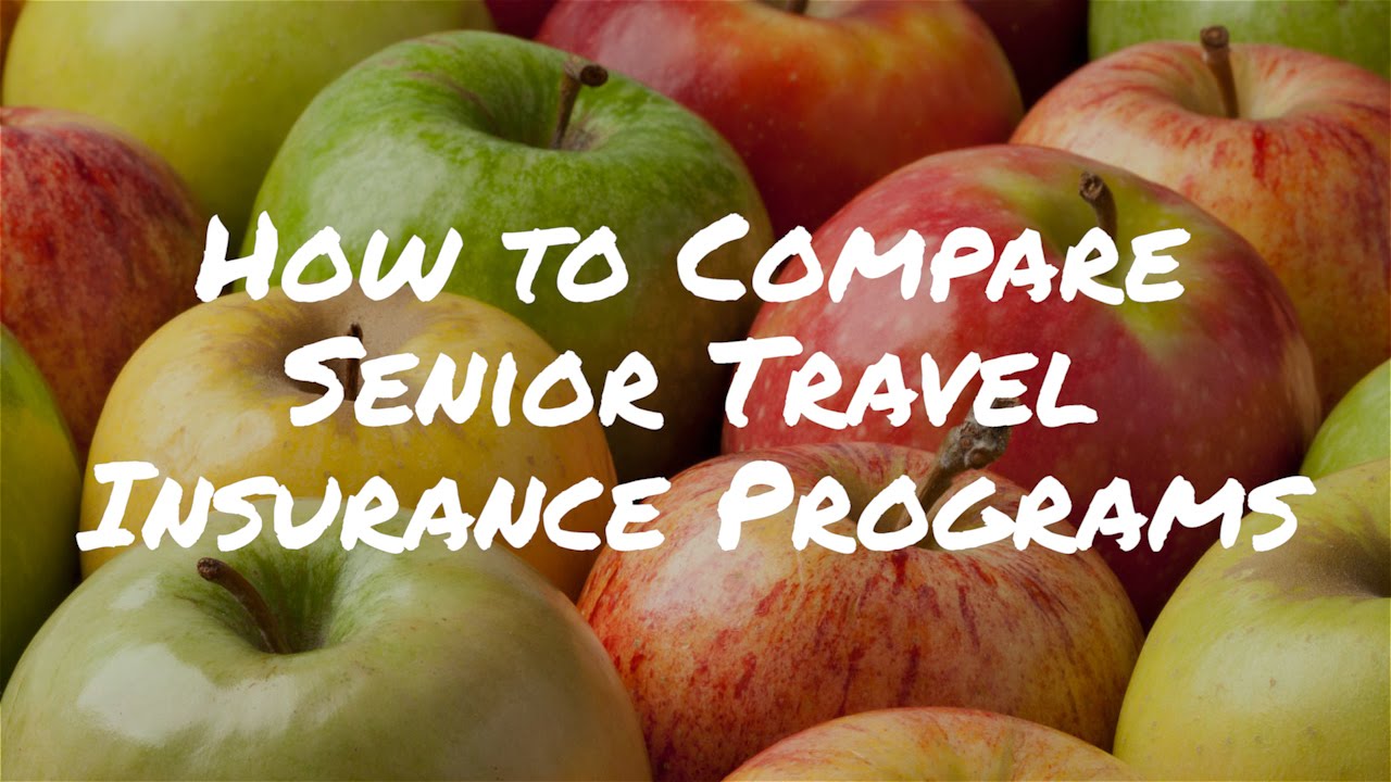 Senior travel insurance comparison for european trips