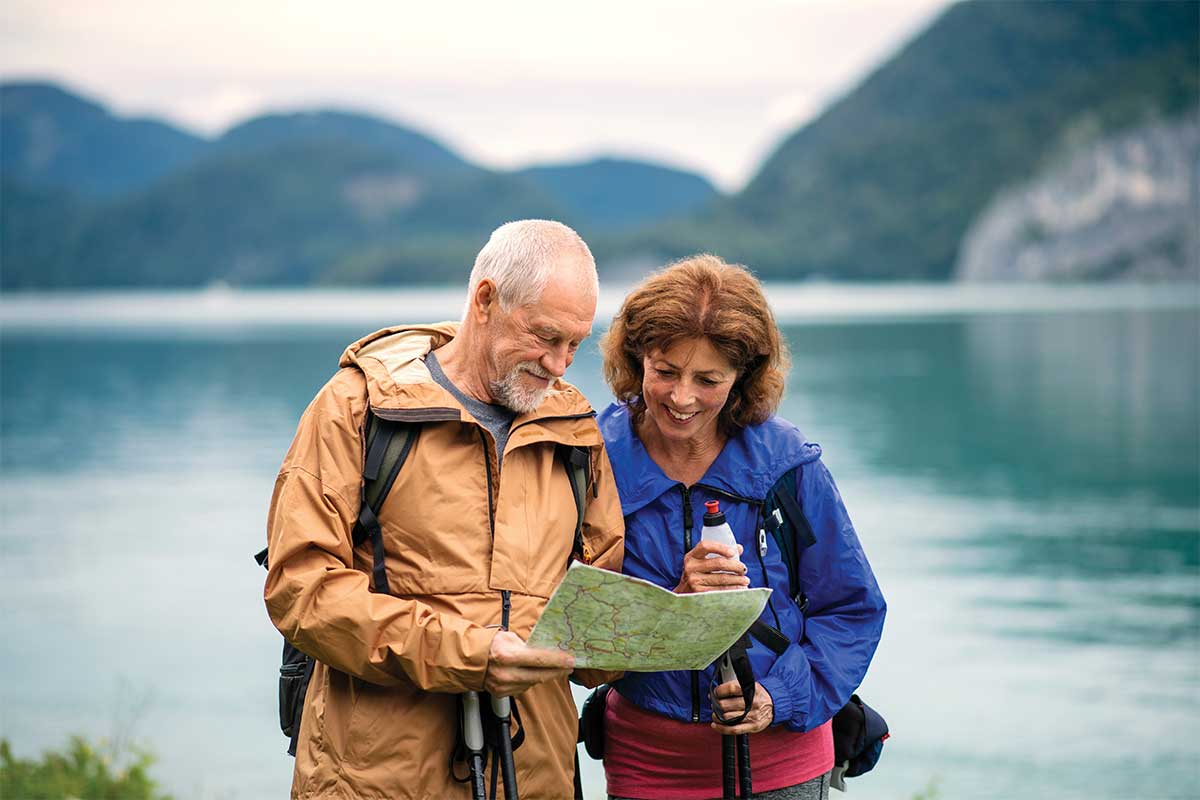 Relaxing holiday destinations for older couples with easy access