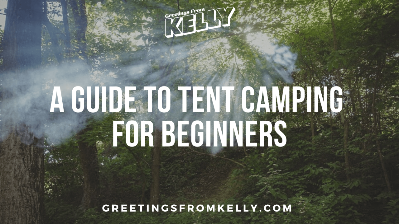 Tent Island camping guide for beginners