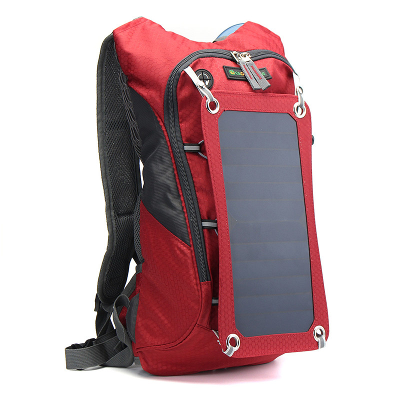 Bag solcelle rygsæk mountaineering charge knapsack Bag solcelle rygsæk mountaineering charge knapsack