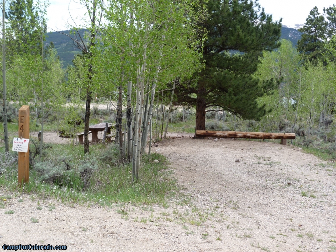 Lakeview Campground map with amenities