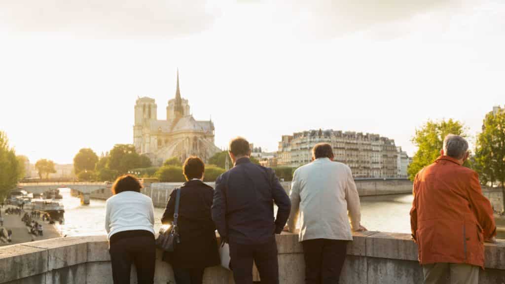 Senior travel groups focusing on history and culture in Europe