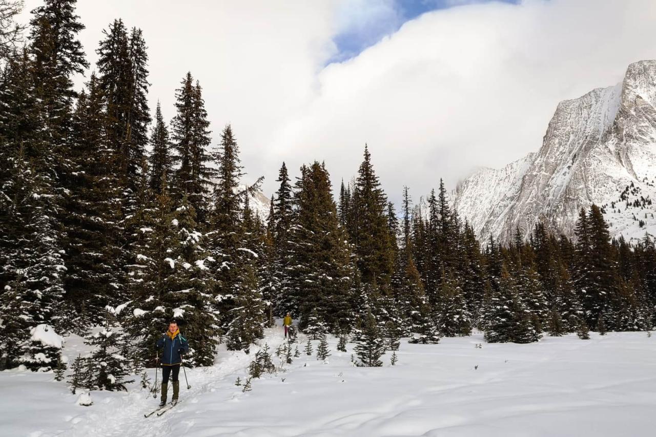 Best family-friendly winter hikes near Canmore